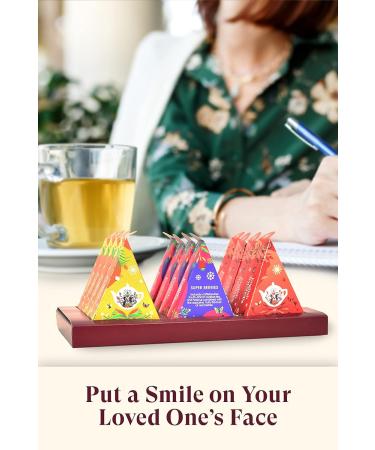 English Tea Shop Organic Holiday Super Goodness Collection - 12 Loose Leaf Pyramid Tea Bags - Buy Online on GoSupps.com