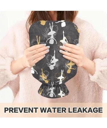 Buy Naanle Springs Ballet Dancer 2L Hot Water Bottle Clear Bottle with Cover for Pain Relief & Warmth | Ideal for Bed Hands & Feet - Buy Online on GoSupps.com
