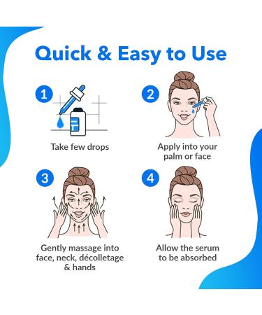 DERMAWORKS Hyaluronic Acid Serum Anti Aging Face Serum for Women & Men | Hydrating & Skin Brightening Treatment - 30ml - Buy Online on GoSupps.com