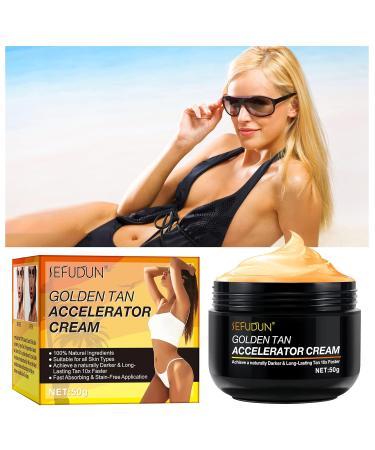 Intensive Tanning Gel Cream 50g | Sun Tanning Accelerator for Natural Soft Brown Tan | Perfect for Outdoor Use - Buy Online on GoSupps.com