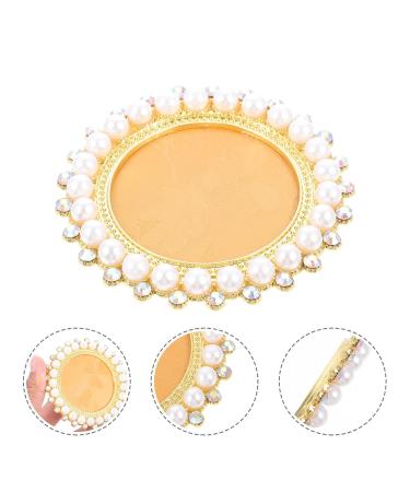 Buy Lurrose DIY Nail Art Palette & Metal Holder - Perfect for Nail Polish & Color Mixing | Pearl Display & Photo Props | Best Cosmetics Tools Online - Buy Online on GoSupps.com