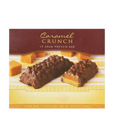 HEALTHWISE CARAMEL CRUNCH BAR - 35 SERVINGS (5 BOXES) - HIGH PROTEIN - LOW CARB
