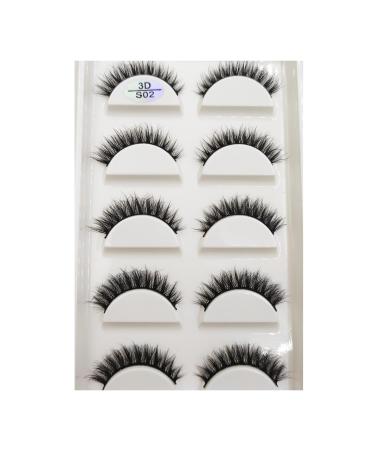 UAMOU 10/50 Boxes 37 Style 5 Pairs Natural 3D False Eyelashes Makeup Fake Eye Lashes Faux Cils Make Up Beauty Maquillaje Cheerfully (Color : 5Pairs S02 Size : 10 Boxes 50Pairs)