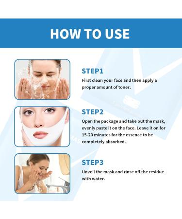 XdealCozyxc Double Chin Mask Lift V Shape Lifting Firming Hydrating Anti-Aging - Buy Online on GoSupps.com