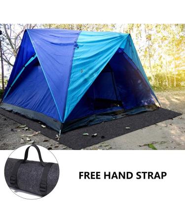 Large Waterproof Camping Tent Carpet Mat | Outdoor Picnic Blanket with Liquid-Proof Backing | Multi-Use Handy Mat with Strap | Washable | 6' x 9 - Buy Online on GoSupps.com
