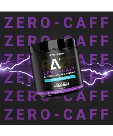 Protein Works Raze Zero-Caff Pre Workout - Stimulant-Free Fruit Punch | Citrulline & Creatine | 30 Servings | International Shipping Available - Buy Online on GoSupps.com
