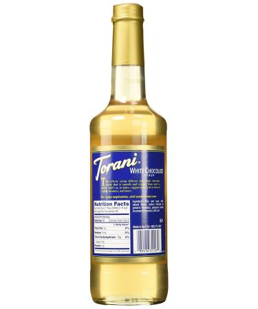 Torani Chocolate Bianco Syrup 750 mL - Decadent White Chocolate Flavor - Buy Online on GoSupps.com