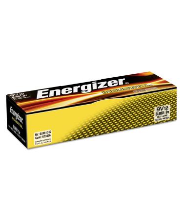 Energizer Industrial Alkaline 9v Batteries 12/box