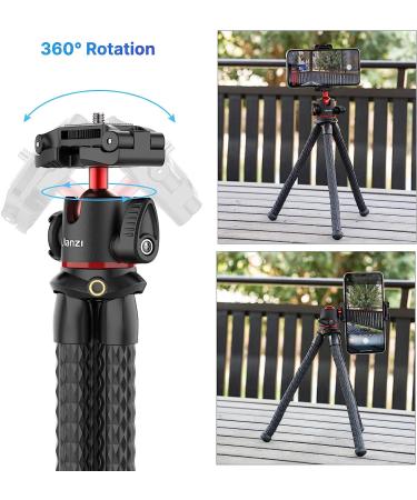 ULANZI MT-33 Flexible Mini Tripod with 1/4 Screw for Magic Arm, Octopus Tripod - Compatible with iPhone 12, Samsung, Canon, Nikon, Sony Cameras - Buy Online on GoSupps.com