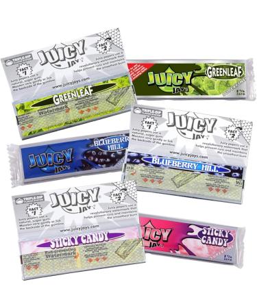 Juicy Jays Rolling Papers Bundle - Super Fine Rolling Papers. Raw Rolling Machine 7 Packs of 1 1/4 Juicy Jays Super Fine Flavoured Rolling Papers Raw Slim Filters Premium Rolling Ace Scoop Card - Buy Online on GoSupps.com