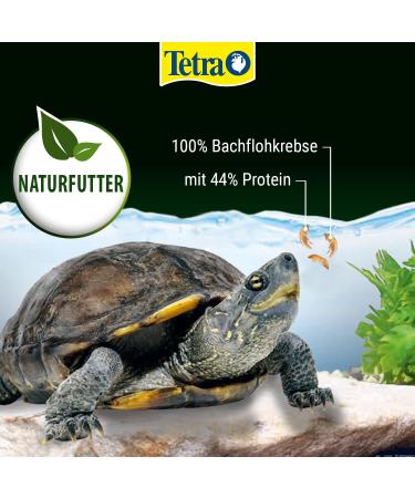 Tetra ReptoDelica Gammarus Turtle Food - Natural Whole Freshwater Shrimp 1L Can (100g) - Premium Reptile Diet for Healthy Turtles - Buy Online on GoSupps.com