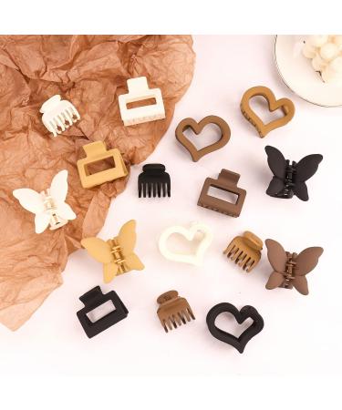 Square Hair Claw Clips 16 Pack - Medium Size for Women - Nonslip Strong Hold Barrettes - Fashion Hair Accessories - Buy Online on GoSupps.com