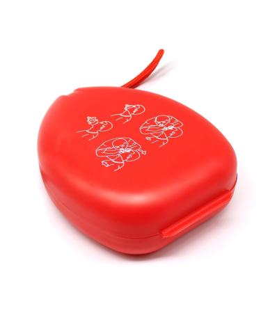 Buy AISI Pocket Mask - Professional Ventilation Mask with One-Way Valve & Filter - CPR Resuscitator 10-Pack for Emergency Care - International Shipping Available - Buy Online on GoSupps.com