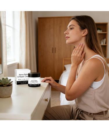 Soothing Nerve Balm | 120 Grams of Moisturizing and Repairing Ointment - Soothing Ointment - for Feet Hands Legs Arms Lower Back Neck - Men and Women - Buy Online on GoSupps.com
