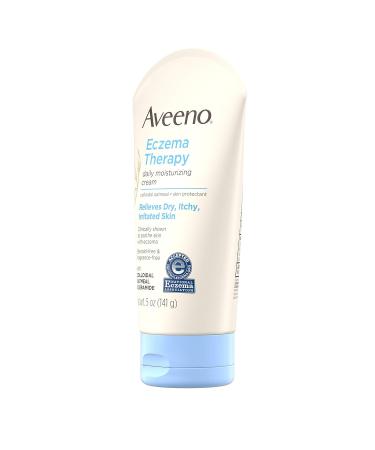 Aveeno Eczema Therapy Moisturizing Cream 5oz - Soothes and Relieves Itchy, Dry Skin - Buy Online on GoSupps.com