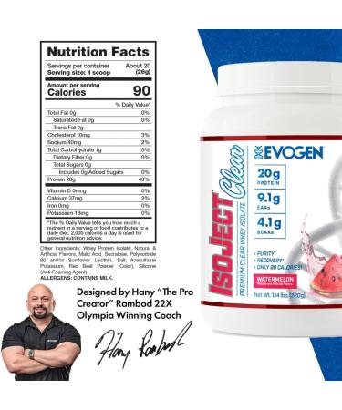 Isoject Clear Watermelon - 520g | Premium International Shipping | Best Protein Supplement - Buy Online on GoSupps.com