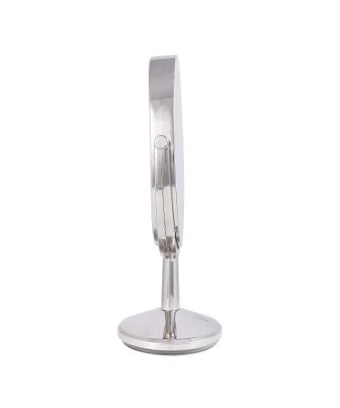 Zadro 9 Cordless LED Makeup Mirror with 5X/1X Magnification and USB Port - Polished Nickel - Buy Online on GoSupps.com