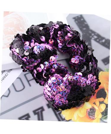 FRCOLOR Metallic Sequins Scrunchies Hair Scrunchies for Girls Cloth Women Hair Bands Rainbow Scrunchies Hair Bow Ropes Hair Bands for Womens Hair Mens Hairband Christmas Miss Tie Size 1 Rosy - Buy Online on GoSupps.com