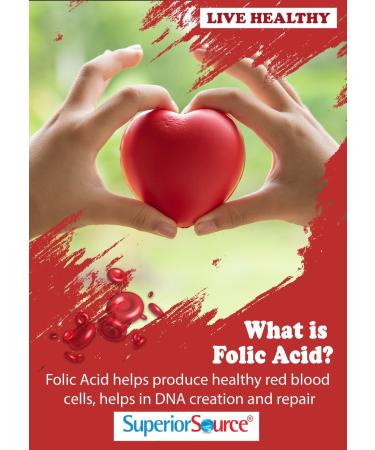 Superior Source No Shot Vitamin B12 Methylcobalamin 10000 mcg, B6, Folic Acid Quick Dissolve Sublingual Tablets - 30 Ct | Energy, Heart Health, Metabolism Boost, Stress Support - Non-GMO - Buy Online on GoSupps.com