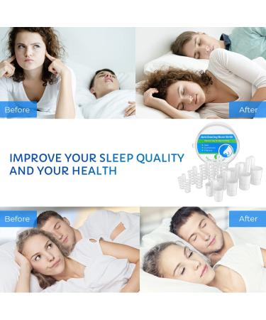 BANGBREK Anti Snoring Nasal Dilators - 8 PCS Silicone Vents for Snore Relief - Buy Online on GoSupps.com