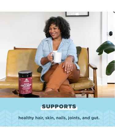 Ancient Nutrition Bone Broth Collagen Powder Pure 30 Servings + Multi Collagen Protein Powder Unflavored 45 Servings - Buy Online on GoSupps.com