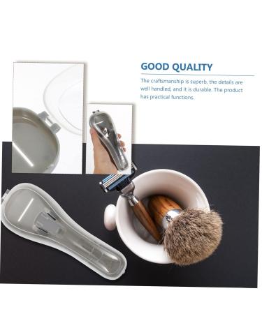 Healeeved Razor Storage Box - Shockproof Case for Men & Women - Travel-Friendly Electric Shaver Bag - 16.5x6x3.5cm Gray - Buy Online on GoSupps.com