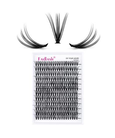 Eyelashes Individual cluster for eyelash extension 20d 0.07 C Curl 15-20mm Individual clusters Artificial eyelashes eyelashes for beginners 15-20 mm DH-20D-07-C