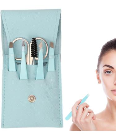 Eyebrow Shaping Kit with Bag Brow Scissors Professional Eyebrow Grooming Kit - Professional Eyebrow Scissors for Ingrown Hair Hair Plucking Daily Enchantress Blue 6-piece Set - Buy Online on GoSupps.com