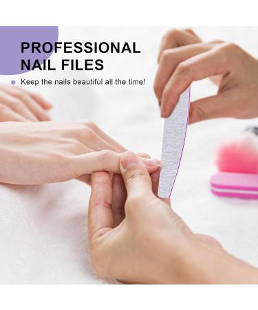 Canvalite 50pc Professional Nail Files for Gel Nails - Double-Sided 100/180 Washable & Reusable Buffers - Buy Online on GoSupps.com