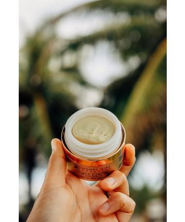 Honey Girl Organics Night Creme | USDA Organic Moisturizer for Sensitive Skin | All-in-One Face Eye & Neck Cream Made in Hawaii (1.75oz - Buy Online on GoSupps.com