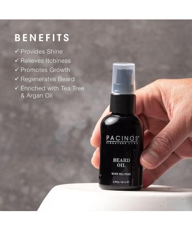 Pacinos Beard Oil for Men | 2 oz - Premium Grooming Product - Buy Online on GoSupps.com
