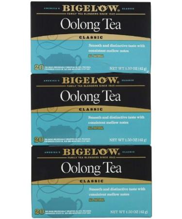 Bigelow Tea Oolong, 20 Bags (3 Pack)