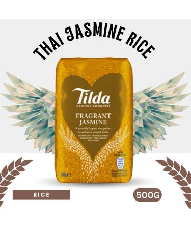 Tilda Grain Basmati Jasmine Rice Pick N Mix - Choose From 5 Flavours | Easy Cook Long-Grain Pure Original-Basmati Brown Basmati-Wild Fragrant Thai-Jasmine Wholegrain Brown-Basmati - Pack of 2 - Buy Online on GoSupps.com