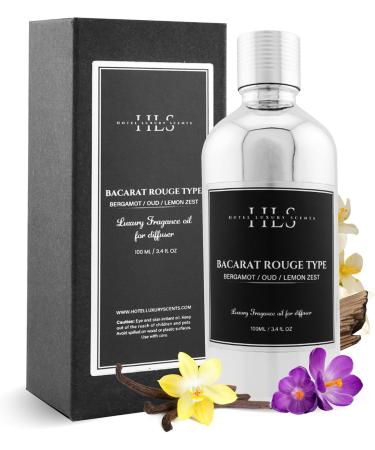 Baccarat Rouge Type Essential Oil for Diffusers - 100ml Luxury Home Fragrance with Bergamot & Lemon Zest - Aromatherapy Diffuser Oil in USA - Buy Online on GoSupps.com