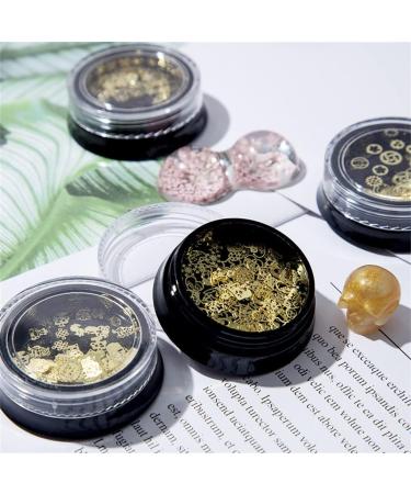 Nail Patches French Stickers Fall Golden Glitter Sequins Jewelry Making Art Craft Ornaments Home Flakes Women Snowflakes - Buy Online on GoSupps.com