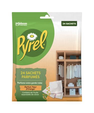 Pyrel scented sachets orange blossom with essential lemon oil