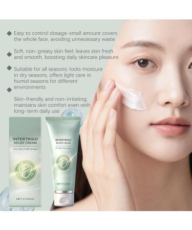 GXFANZHU Intertrigo Skin Fold Care Cream Chafing & Moisture Barrier Cream with Zinc Oxide & Undecylenic Acid Helps Soothe Irritated Skin and Reduce Friction Non-Steroid Formula (1) - Buy Online on GoSupps.com