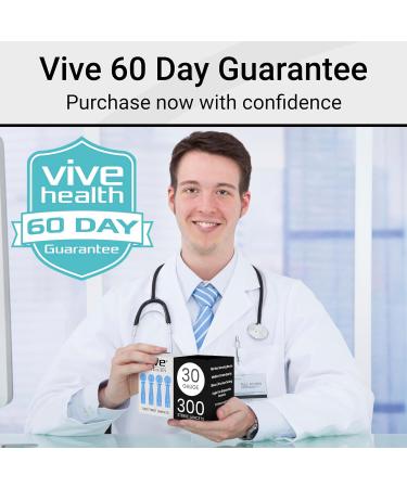 Vive Easy-Twist Lancets for Diabetes - 300 Count 30 Gauge Single Use Finger Pricker for Glucose Monitoring - Safe & Disposable Testing Needles - Buy Online on GoSupps.com