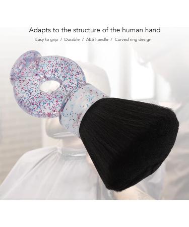 Barber Neck Duster Durable Hair Duster Brush for Removing Hair from Face and Neck Easy to Grip Hair Cutting Brush with Curved Handle Skin Friendly Neck Face Dust Brush for Home Hair Salon - Buy Online on GoSupps.com