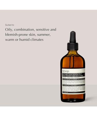 Aesop Lightweight Facial Hydrating Serum 100mL | Anti-Aging & Hydrating for All Skin Types | Paraben-Free Cruelty-Free Vegan | Buy Online Internationally - Buy Online on GoSupps.com