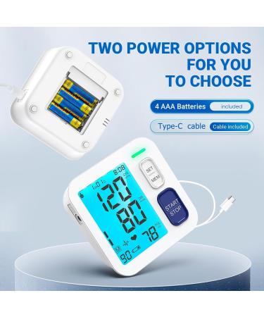 Buy Blood Pressure Monitors for Home Use - XL Cuffs Large LCD Display Automatic & USB Powered - Buy Online on GoSupps.com