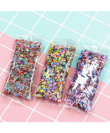 Rongweiwang 1000 Pcs 3D Polymer Nail Slices - Star Cartoon Flower & Fruit Nail Art Stickers for Spring Manicure Decoration - Buy Online on GoSupps.com