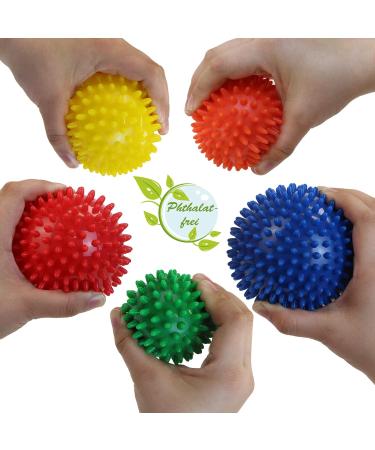 BB Sport Massage Ball Set | 5 Hedgehog Balls for Targeted Muscle Relief | Perfect for Deep Tissue Massage & Recovery - Buy Online on GoSupps.com
