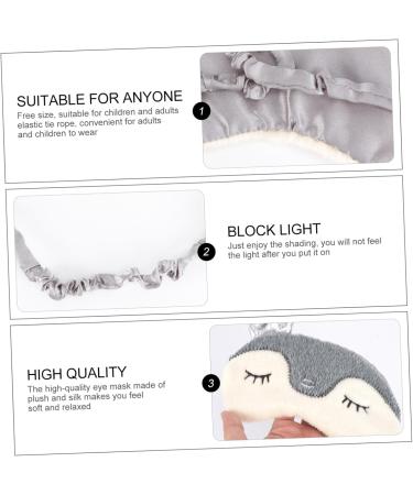 Shop Hemoton 3 Pcs Cartoon Blindfold - Light Blocking Eye Masks for Naps & Travel - Plush Christmas Eye Cover Goggles - Buy Online on GoSupps.com