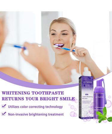 Purple Toothpaste for White Teeth | Teeth Whitening Booster & Color Corrector - Buy Online on GoSupps.com