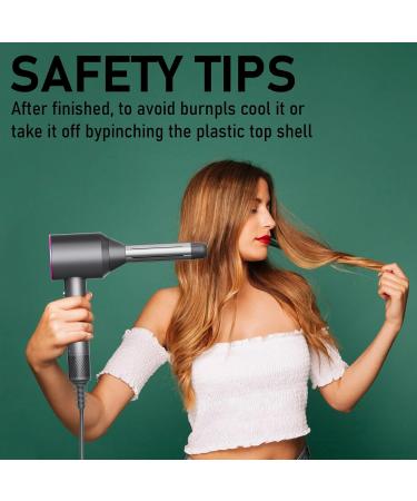 Self Hair Curling Attachment Compatible with Supersonic Hair Dryer HD01 HD02 HD03 HD04 HD07 HD08 Double Directions Hair Curling Barrels Only No Hair Dryer 1.2 inch Diameter - Buy Online on GoSupps.com