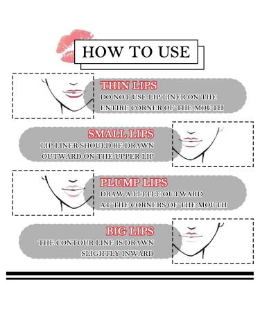 12 Colors Matte Lip Liner Set - Long Lasting Waterproof Velvet Lip Pencils for Professional Use | Non-Marking Nude Lip Liner - Buy Online on GoSupps.com