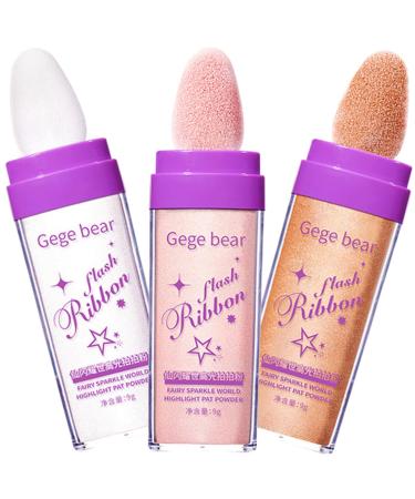 FOMIYES 9 Pcs Highlight Powder Glitter Fairy Highlighter Sticks & Loose Face Makeup Assorted Colors for a Radiant Glow - Buy Online on GoSupps.com