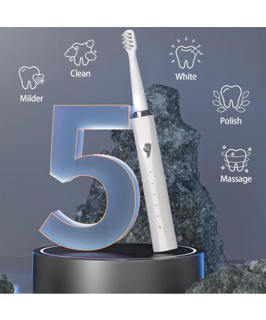 Y-Kelin Orthodontic Electric Toothbrush for Braces - Sonic Toothbrush with Replacement Heads 5 Modes Soft Bristle IPX7 Waterproof - Ideal for Braces Care - Buy Online on GoSupps.com