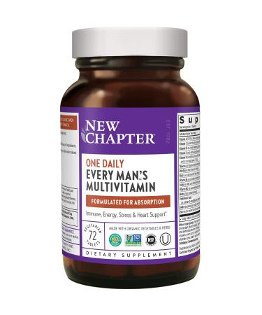 New Chapter Men's Multivitamin Every Man's One Daily - 72 Capsules
